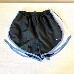 Nike Dri-Fit Tempo Track Shorts - Women's Size Small - Grey Blue White